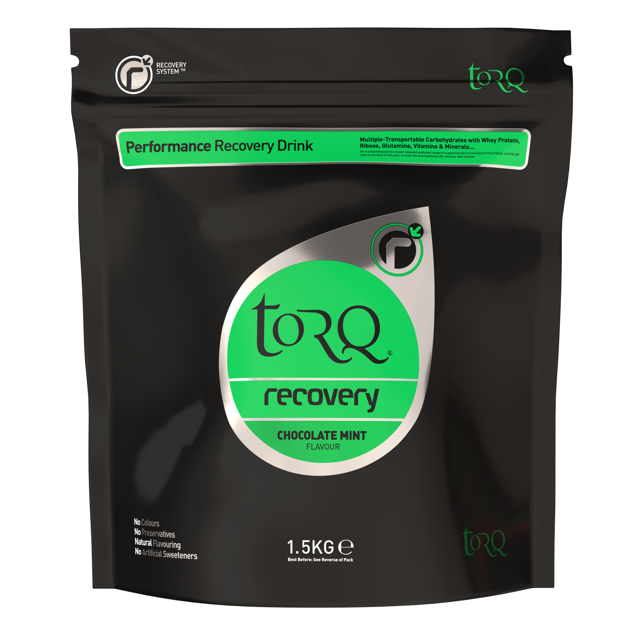 Sjokolade og Mint smak TORQ Recovery